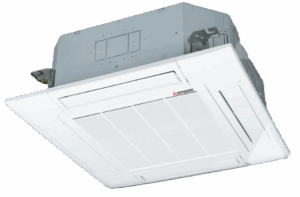 Mitsubishi TERMAL Climatizzatore HYPER monosplit modello cassetta 84x84 unità interna FDT 71~140 VH  pannello T-PSA-5BW-E