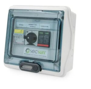 SECSUN QCM1601L Quadro di campo DC 1 stringa in parallelo 600 Vdc impianto fotovoltaico