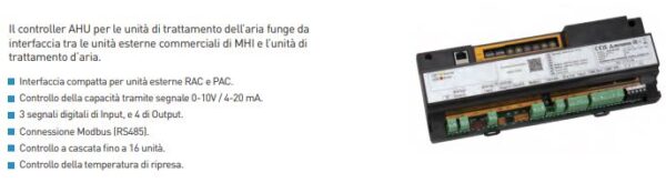 Mitsubishi TERMAL INTERFACCIA unità trattamento aria (FDC 71 VNX-W; FDC 100 ~140 VNA/VSA-W; FDC 200~280 VSA-W) - immagine 2