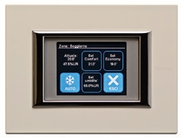 SAVIO TOUCH SCREEN A COLORI DA INCASSO - Termoregolazione