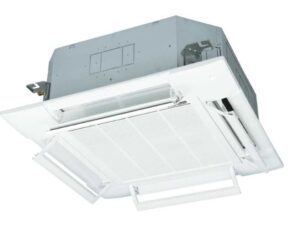 Mitsubishi TERMAL Climatizzatore HYPER monosplit modello cassetta 84x84 unità interna FDT 71~140 VH  pannello antidraft  T-PSAE-5BW-E*