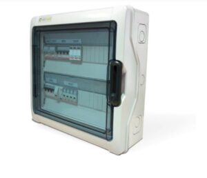 SECSUN Quadro elettrico DC/AC unicobox 2 stringhe parallele trifase PRO UBT1102