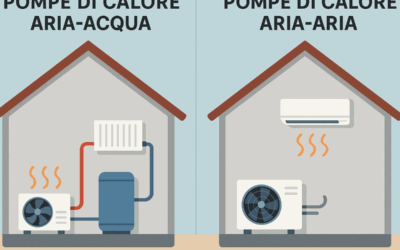 Pompe di calore aria-acqua vs. aria-aria: differenze e vantaggi