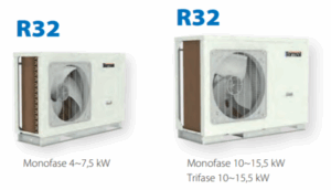 OUTSIDE HP | chiller aria-acqua | R32