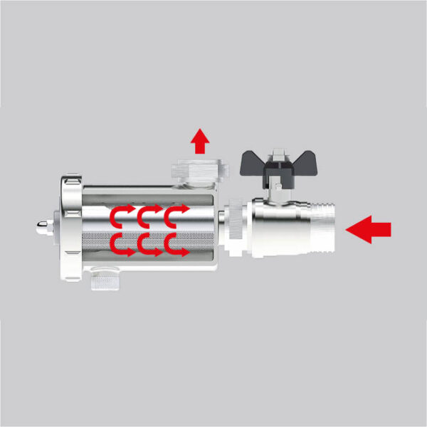 Crea Water defangatore X2 (3 fori, in ottone con Omega) - immagine 3
