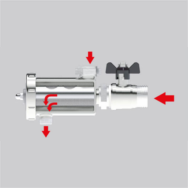 Crea Water defangatore X2 (3 fori, in ottone con Omega) - immagine 4