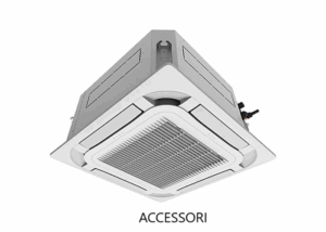 Accessori Multiwarm monosplit completo Cassetta compatta 60×60 8 vie 12.000 BTU MTFGS 351 ZA