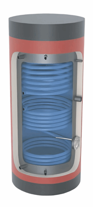 SmartSol bollitori BLS-2 doppio scambiatore per circolazione forzata grey 200/1000 Lt