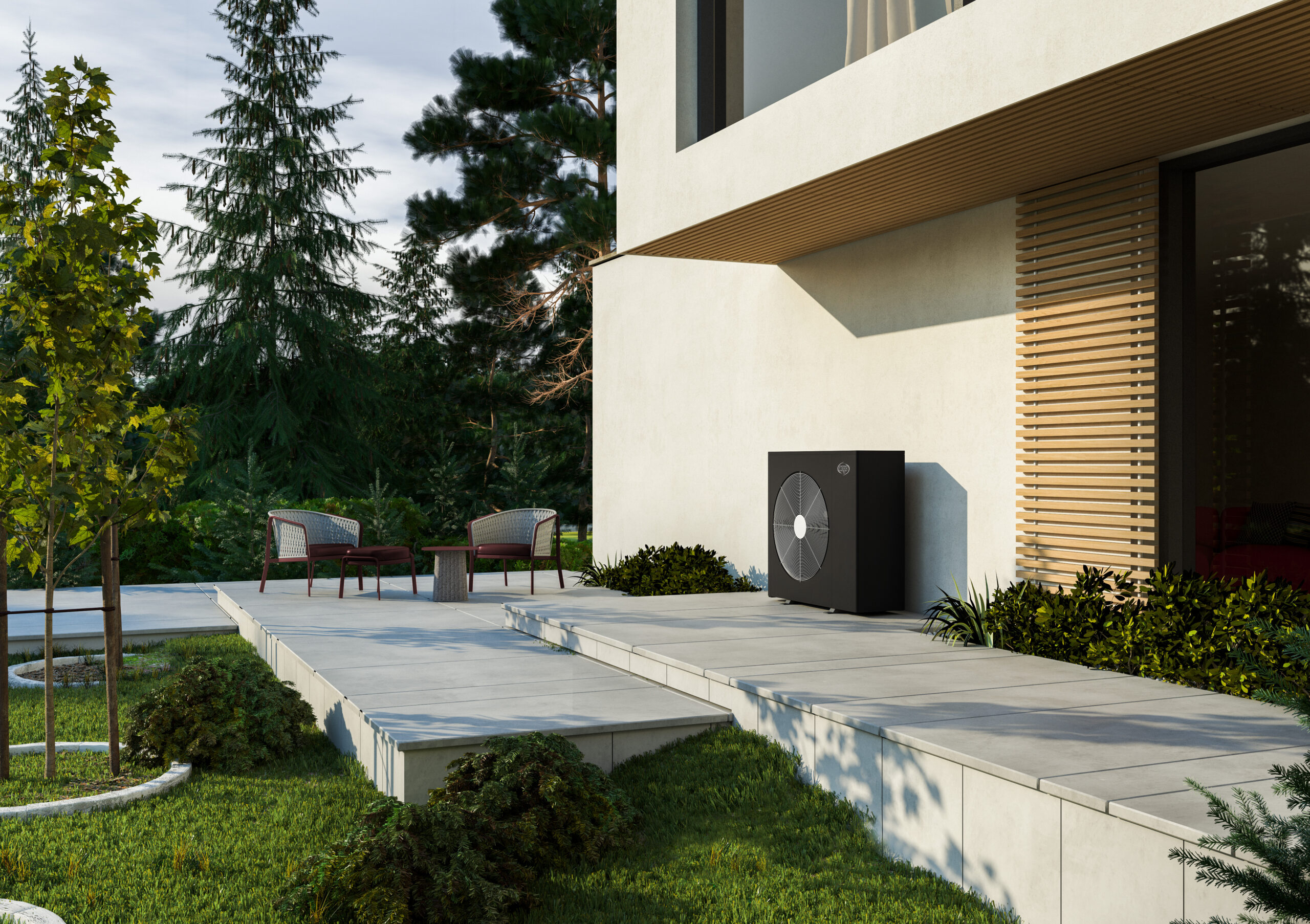 Argo GENERA pompa di calore monoblocco Aria/Acqua – 1PH – 8kW – R290 - immagine 4