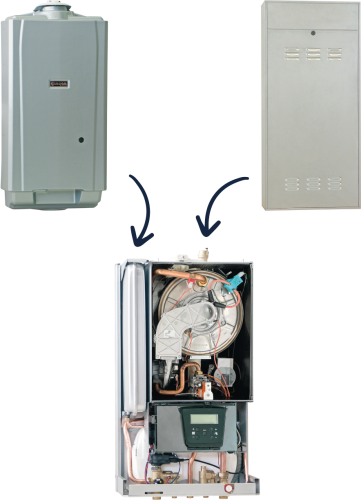 Cosmogas KREA Caldaia da esterno o incasso a doppia condensazione versatile e adatta a ogni spazio - immagine 2